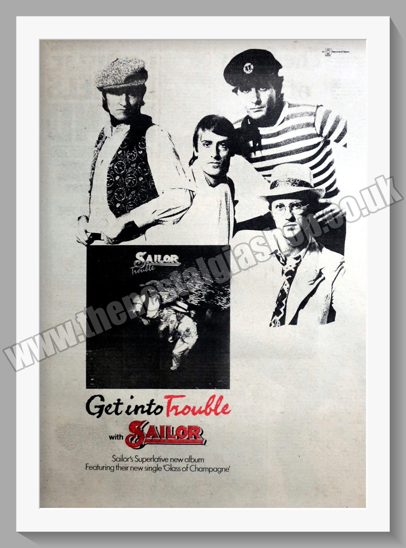 Sailor Trouble. Original Advert 1975 (ref AD14950)