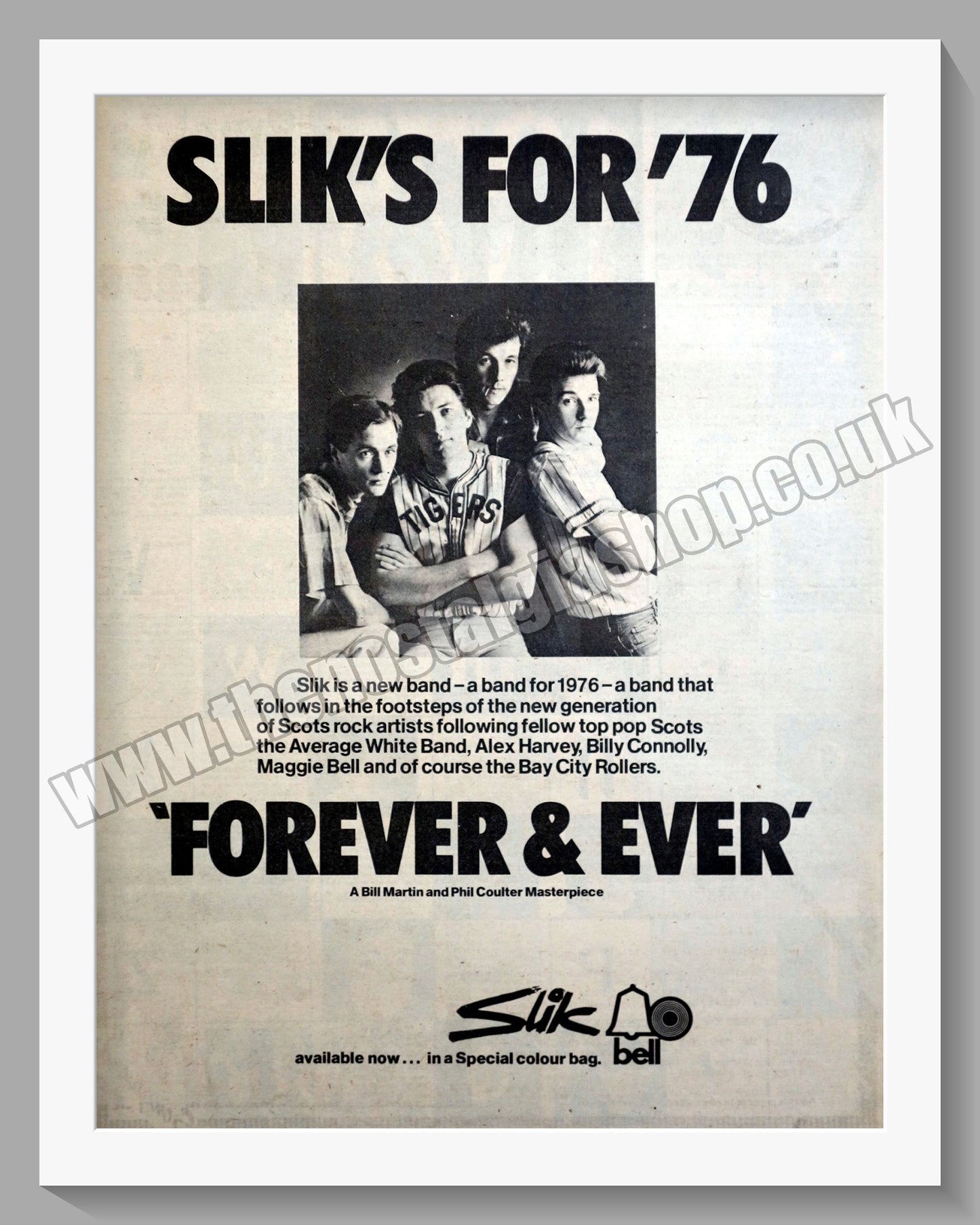 Slik Forever & Ever. Original Advert 1976 (ref AD14978)