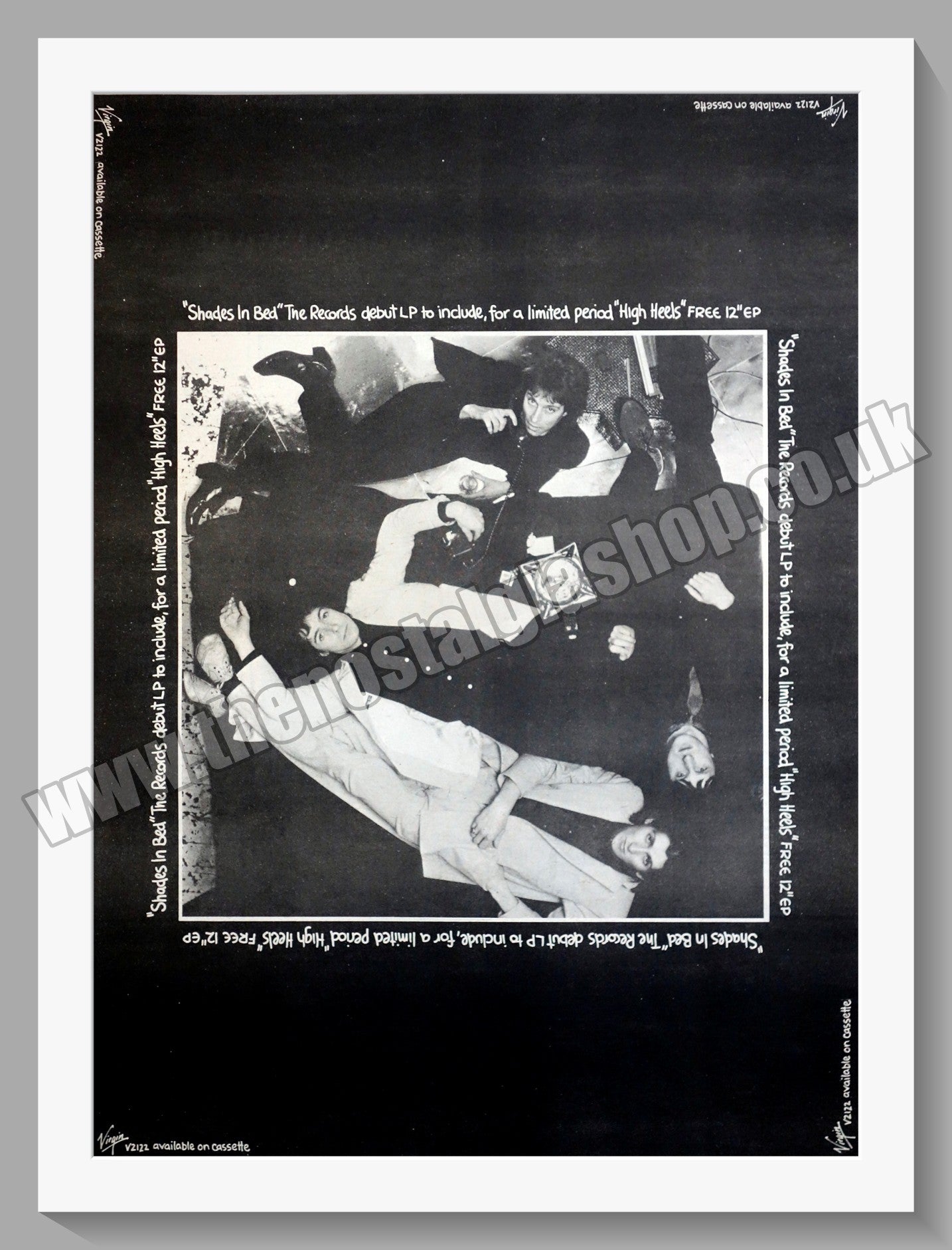 Shades In Bed High Heels. Original Advert 1979 (ref AD15037)