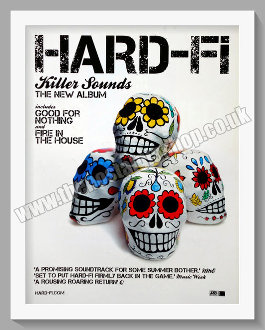 Hard-Fi. Killer Sounds. Original Vintage Advert 2011 (ref AD60231)