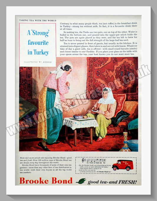 Brooke Bond Tea. Original Advert 1957 (ref AD300717)
