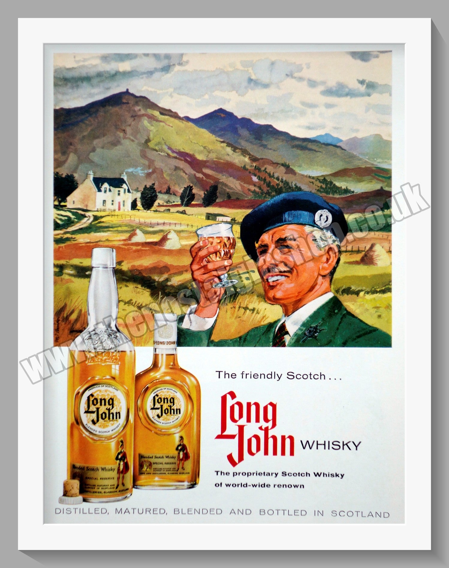 Long John Whisky. Original Advert 1960 (ref AD300723) – The 