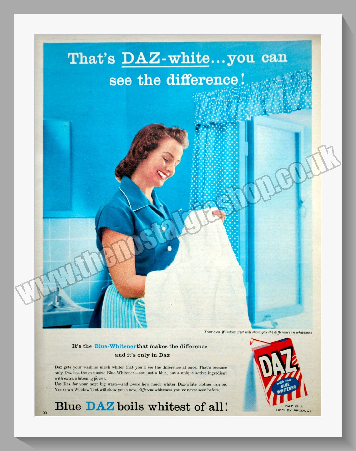 Daz Washing Original Advert 1958 (ref AD300748) – The