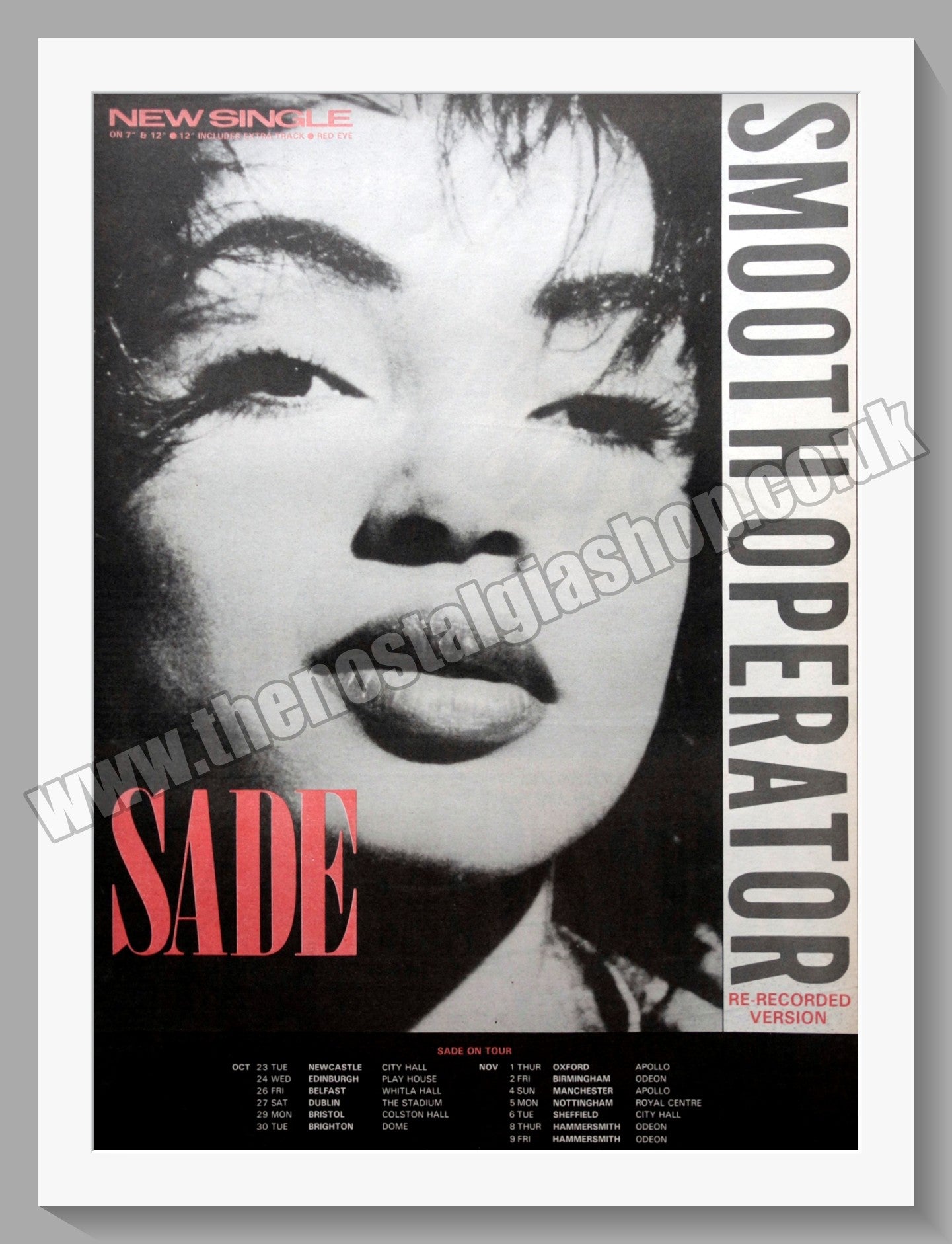 Sade. Your Love Is King. Original Vintage Advert 1984 (ref AD10323) – The  Nostalgia Shop