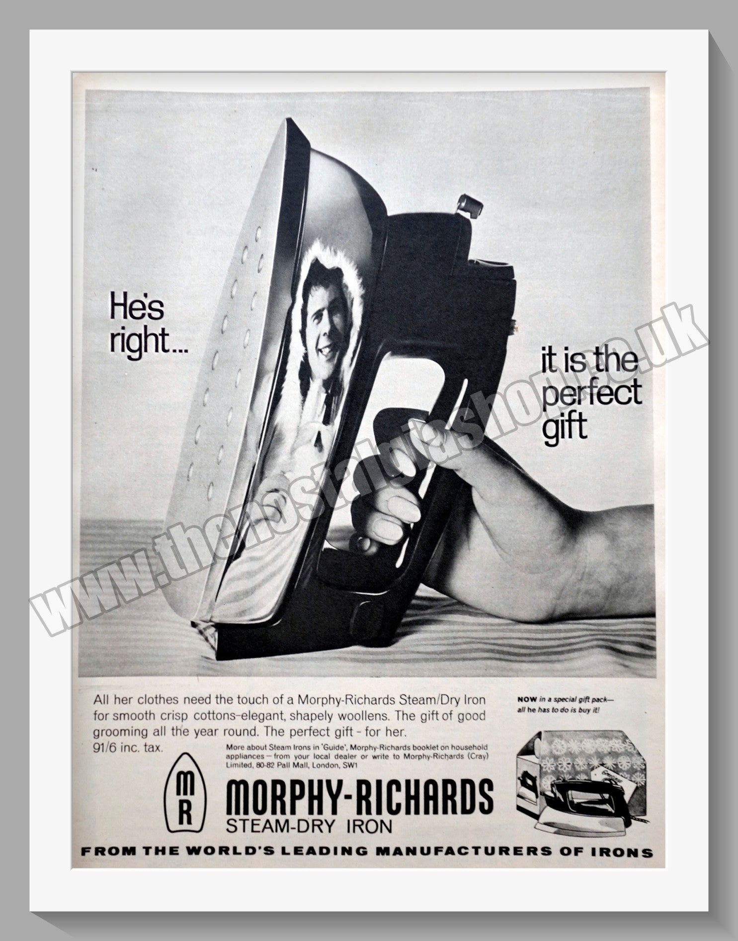 Morphy Richards Steam The Perfect Original Advert