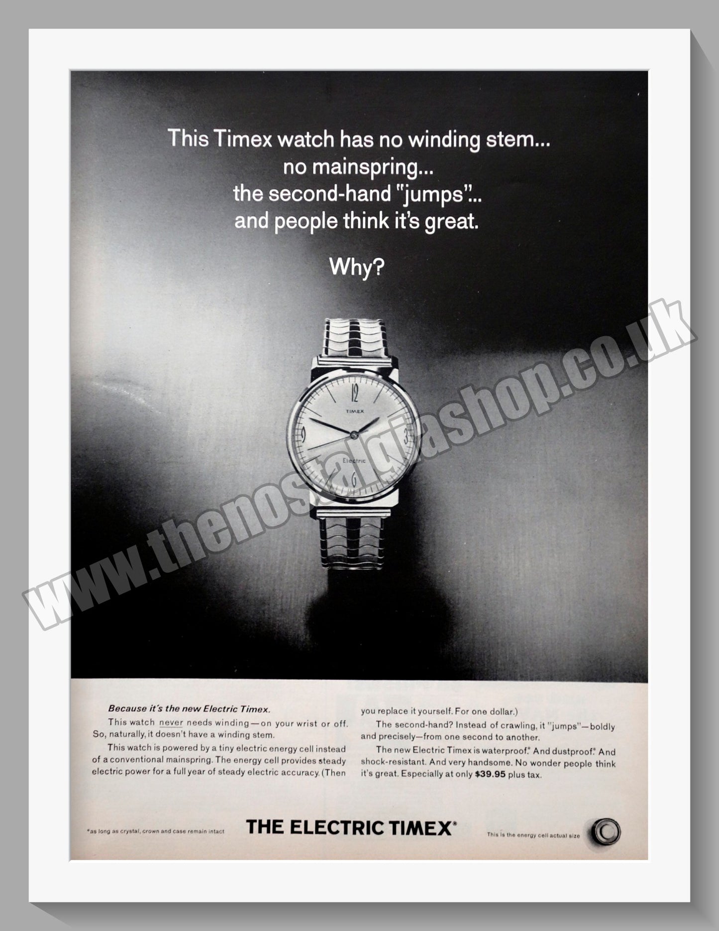 Timex (Electric) Watches. Original Advert 1964 (ref AD300769)