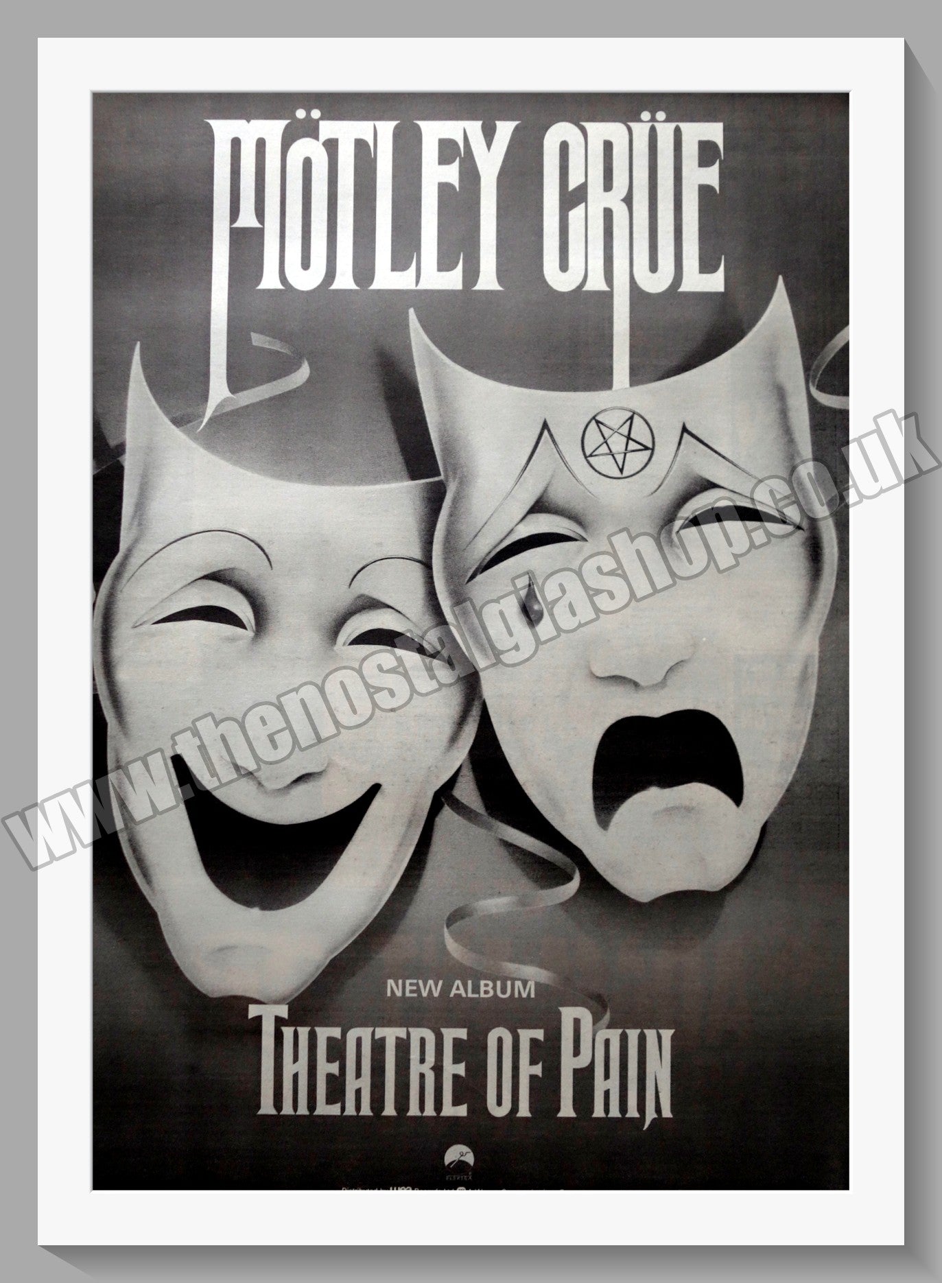 Motley Crue. Theatre Of Pain. 1985 Original Advert (ref AD15257)