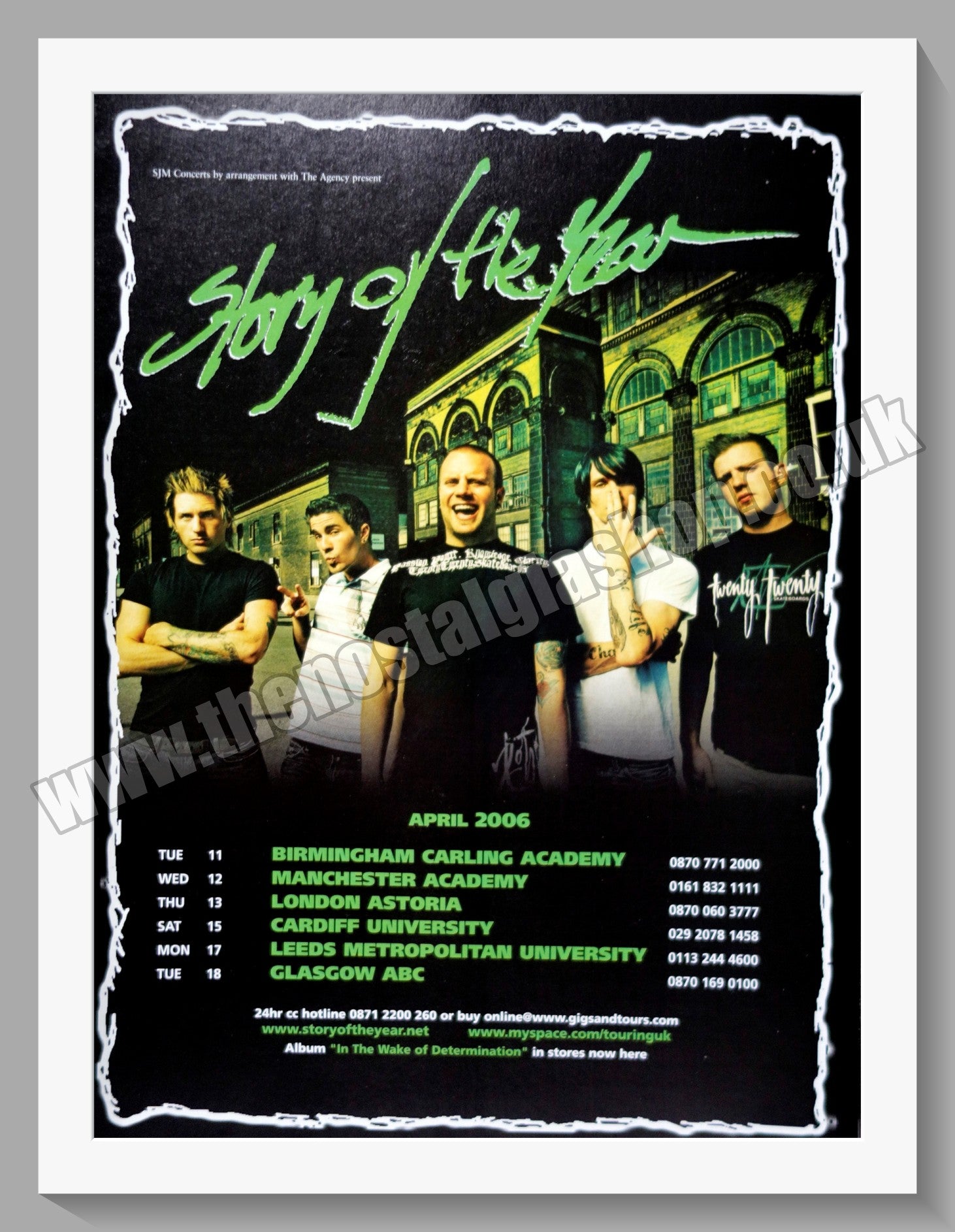 story of the year tour uk