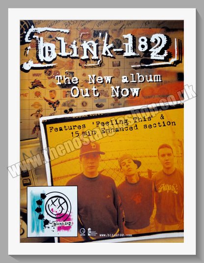 Blink 182 Caught In The Crossfire. 2003 Original Pair of Adverts (ref AD60755)