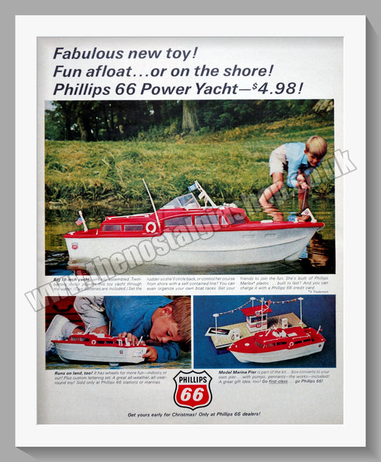 Phillips 66 Model Boats. Original Advert 1965 (ref AD300863)