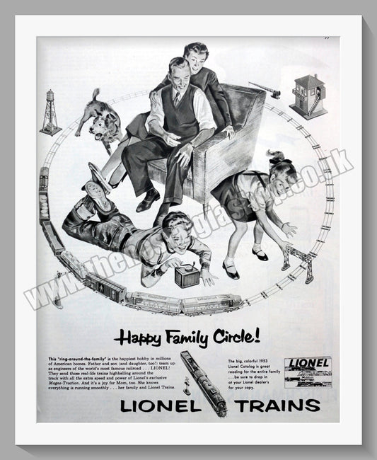 Lionel Model Trains. Original Advert 1955 (ref AD300866)