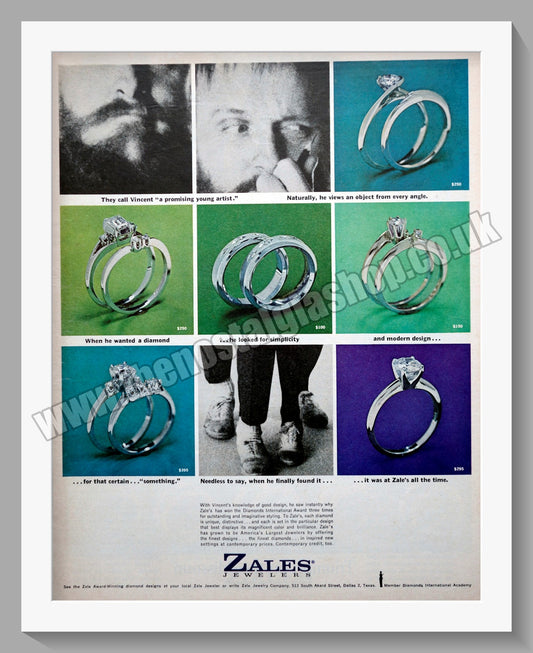 Zales Jewelers. Original Advert 1964 (ref AD300887)