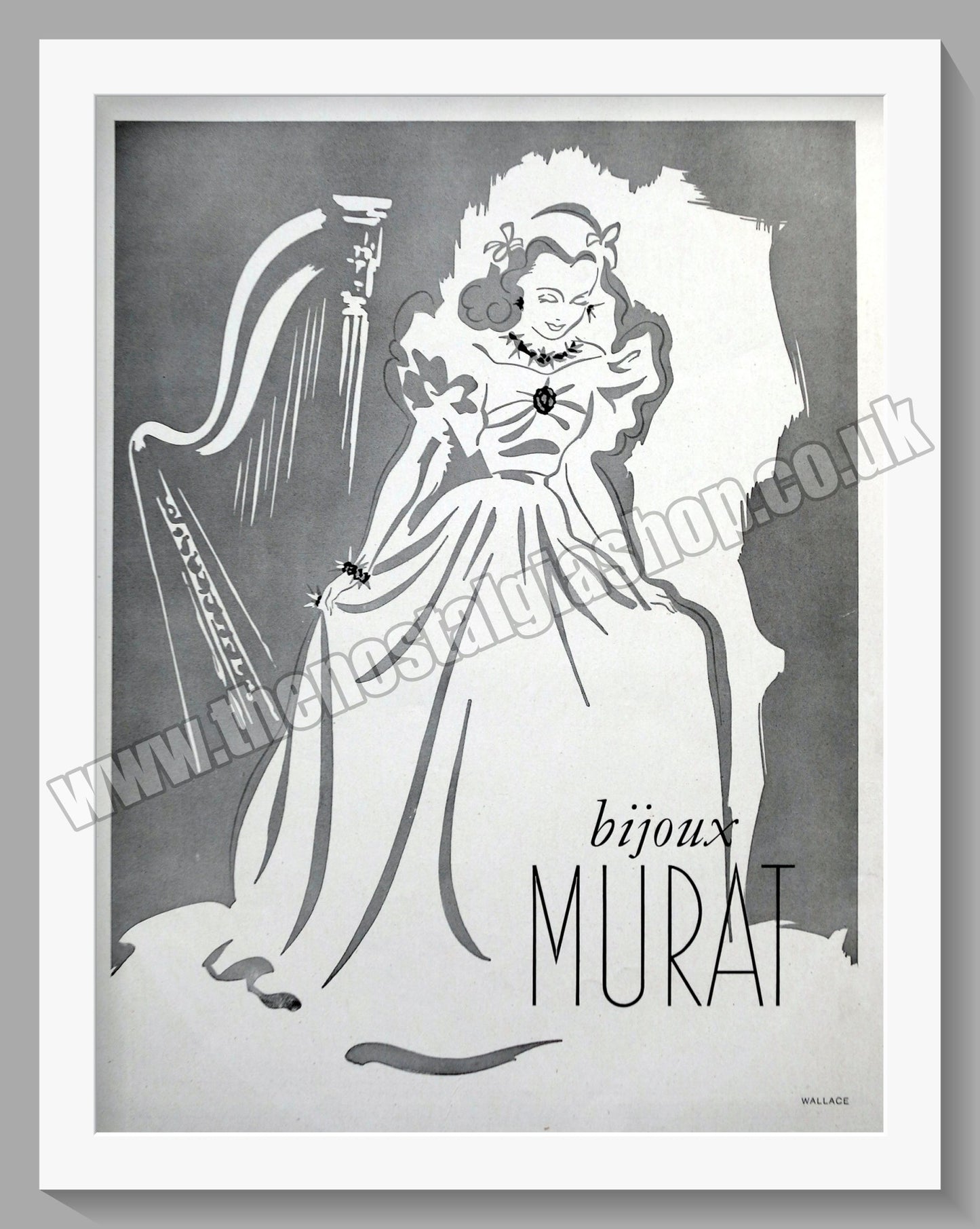 Bijoux Murat. Original French Advert 1946 (ref AD300902)