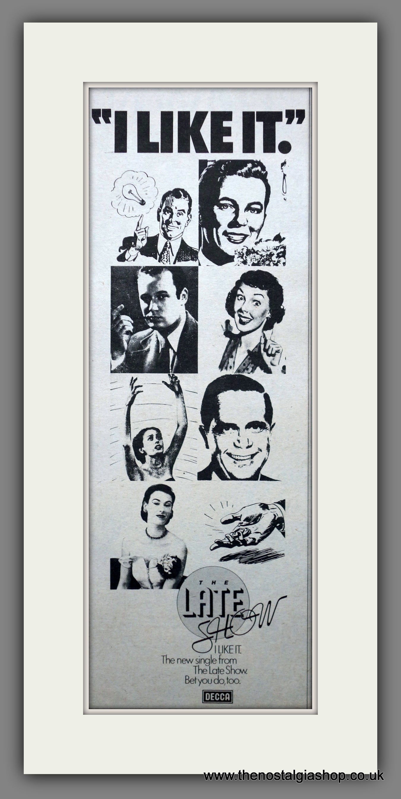 The Late Show. I Like It. Vintage Original Advert 1977 (ref AD200337)