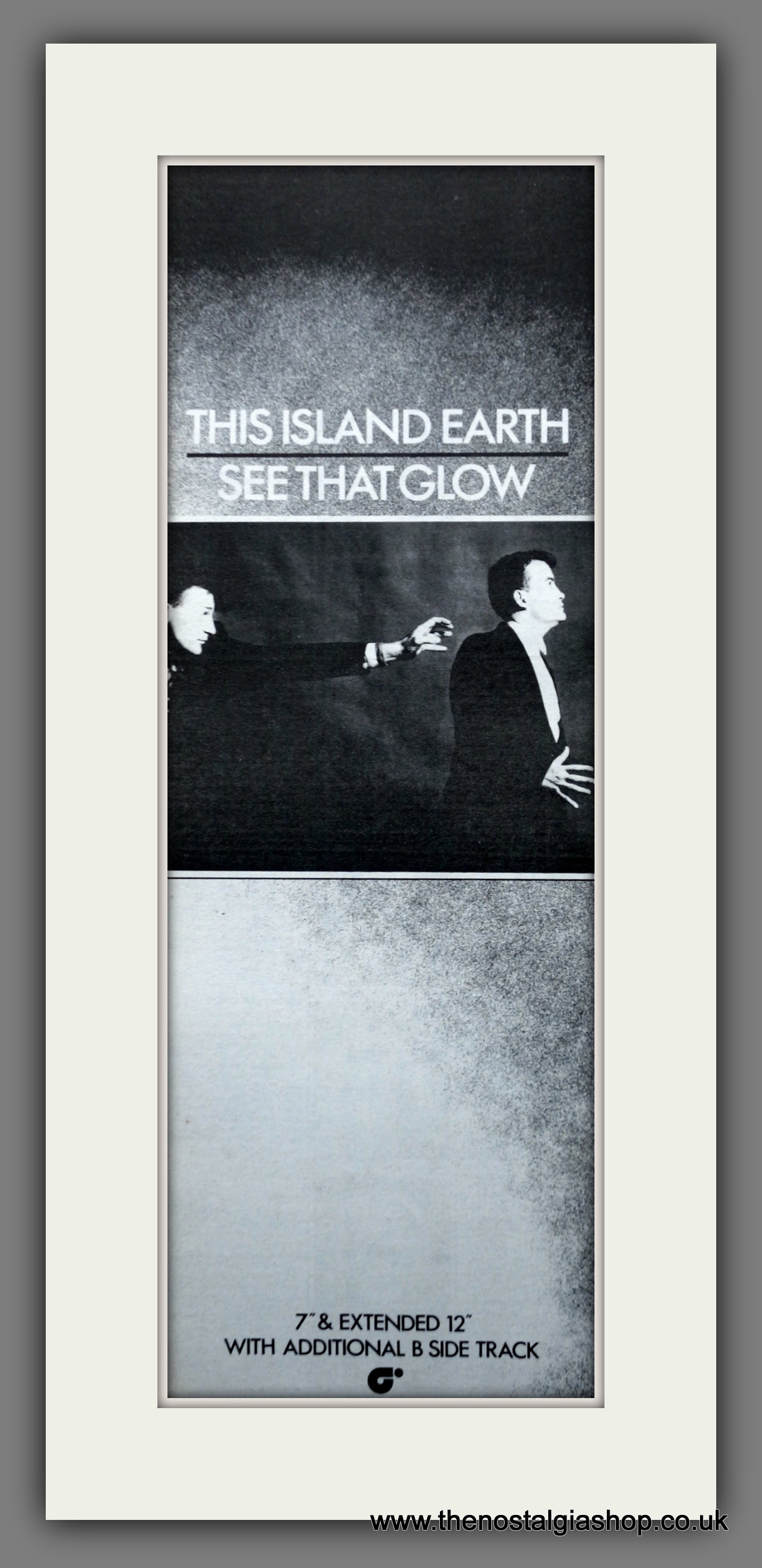 This Island Earth. See That Glow. Vintage Original Advert 1984 (ref AD200384)