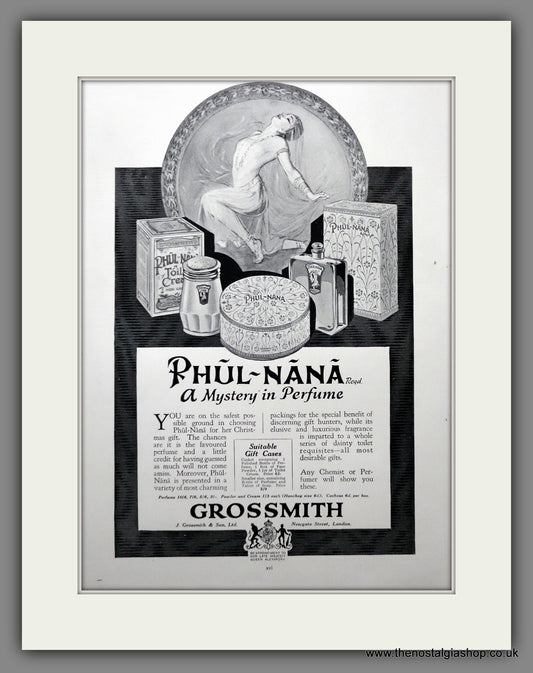 Phul-Nana Perfume. Original Advert 1927 (ref AD300906)