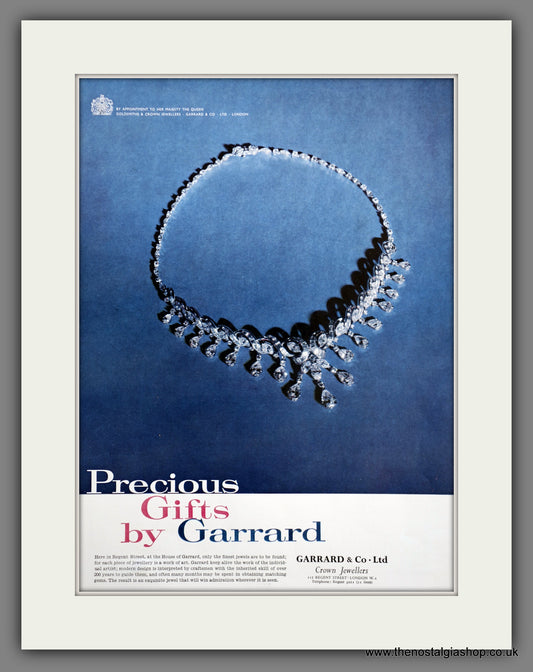 Garrard Jewellery. Original Advert 1960 (ref AD301350)