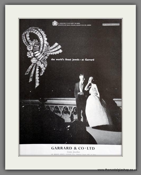 Garrard Jewellery. Original Advert 1960 (ref AD301351)
