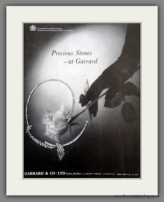 Garrard Jewellery. Original Advert 1961 (ref AD301352)