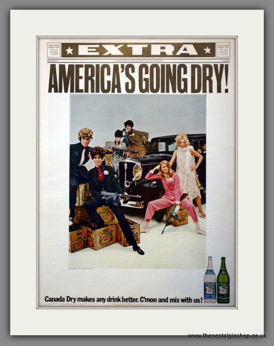 Canada Dry. Original American Advert 1967 (ref AD300950)