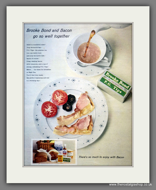 Brooke Bond Tea. P.G. Tips Original Advert 1959 (ref AD300977)