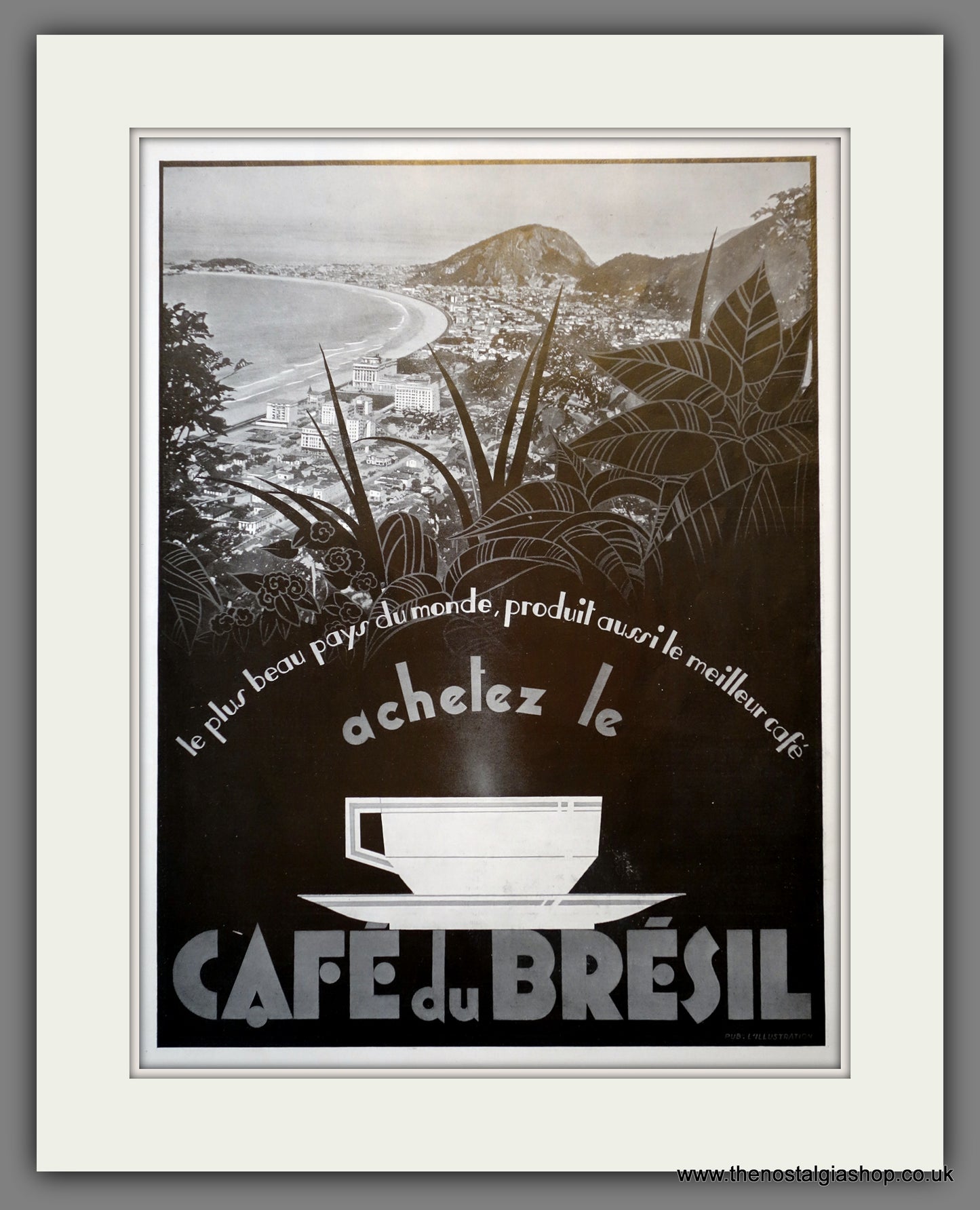Cafe Du Bresil. Original French Advert 1934 (ref AD301018)
