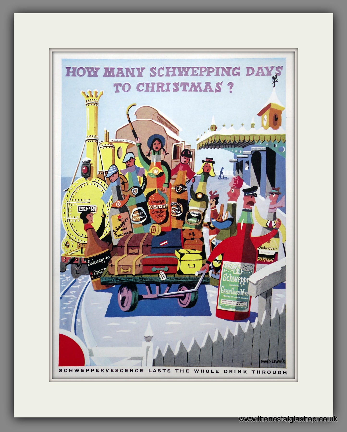 Schweppes Tonic Water. Schweppervescence. Original Advert 1957 (ref AD301003)