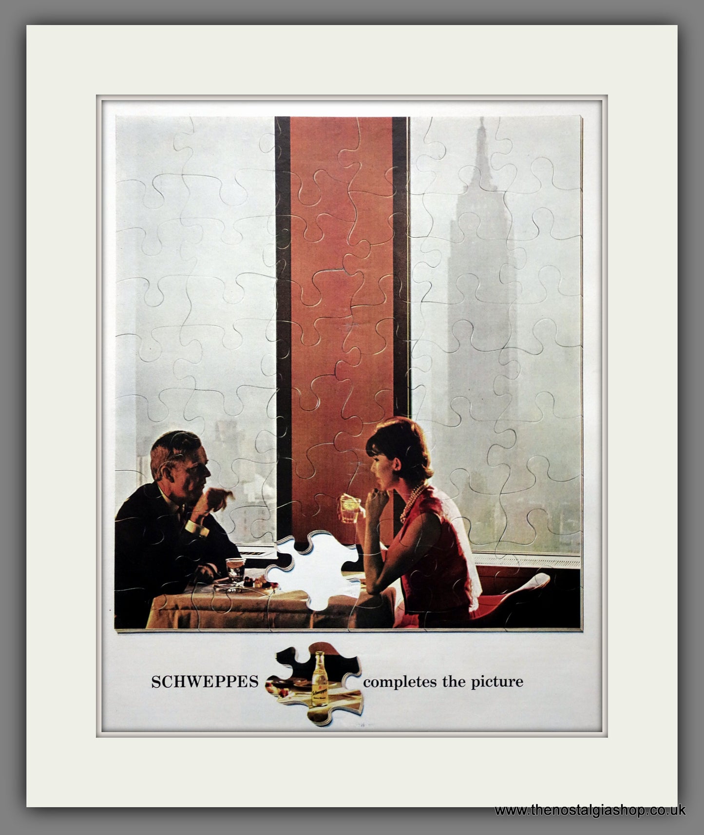 Schweppes Tonic Water. Original Advert 1965 (ref AD301049)