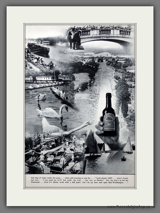 Worthington's India Pale Ale. Original Advert 1928 (ref AD301065)
