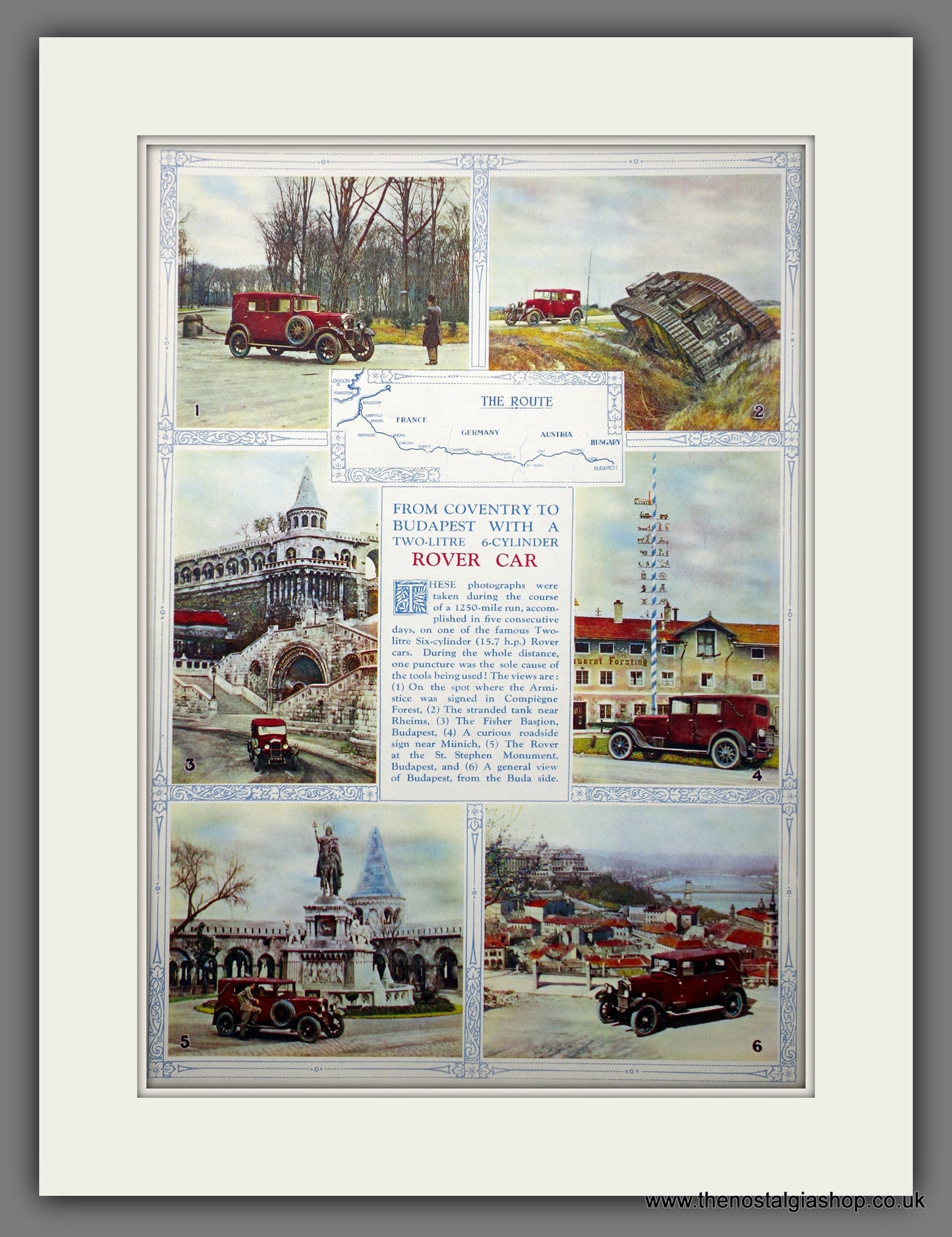 Rover 6 Cylinder Car. Original Advert 1931 (ref AD301080)