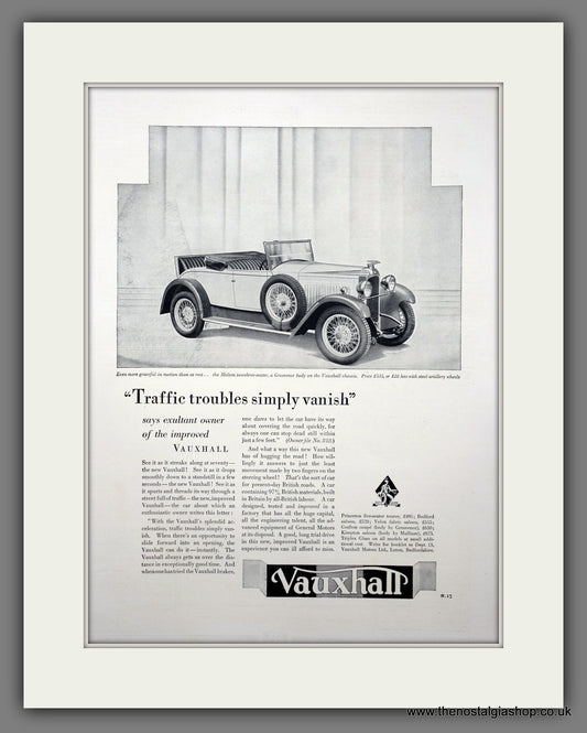 Vauxhall Melton. Original Advert 1929 (ref AD301085)