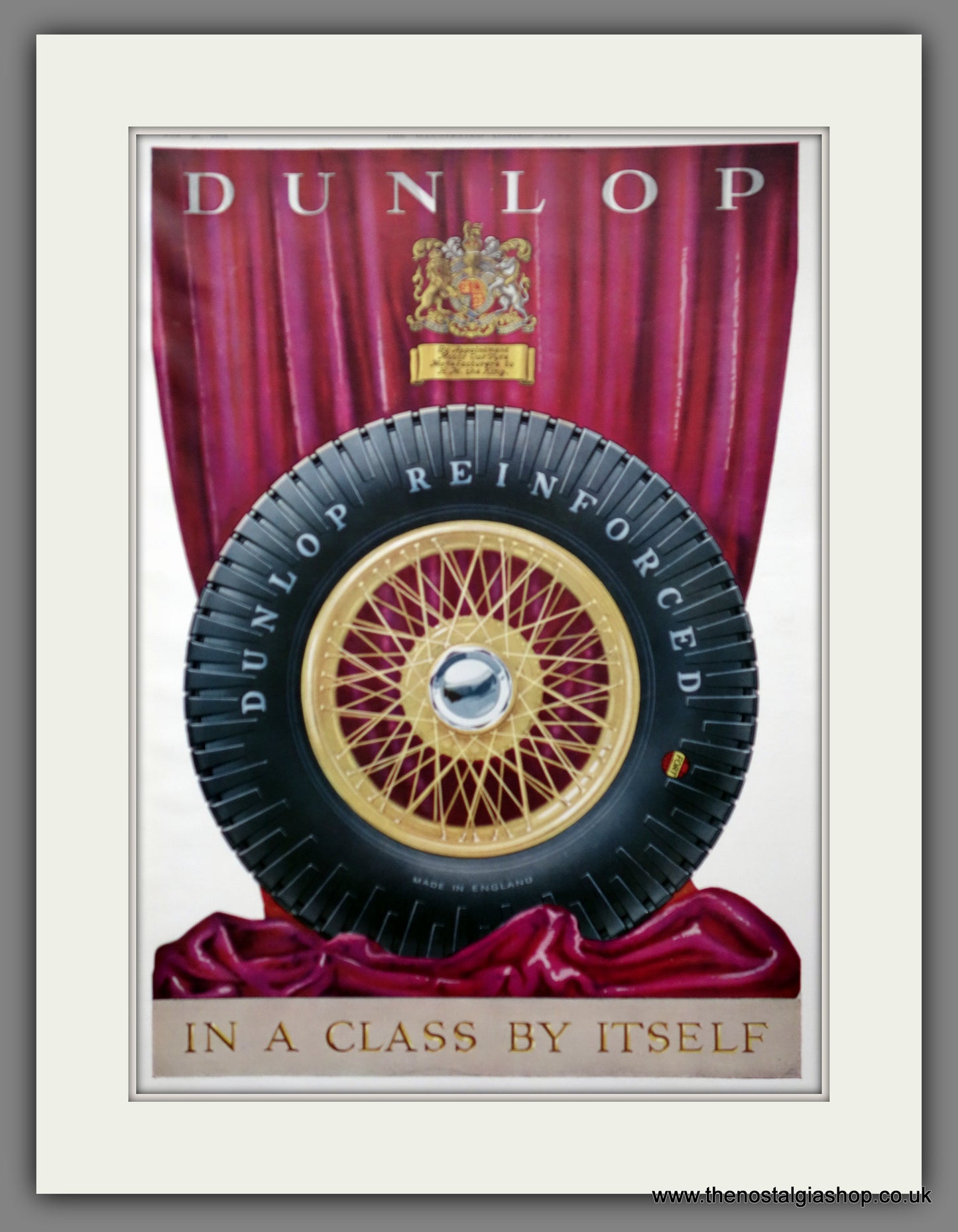 Dunlop Reinforced Tyres. Original Advert 1931 (ref AD301092)