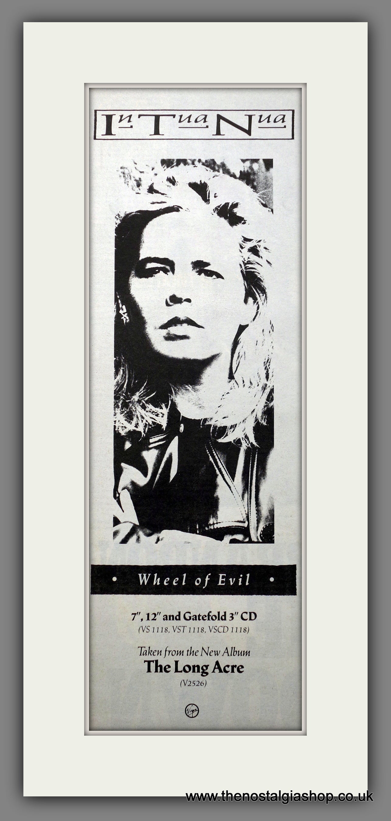 In Tua Nua Wheel Of Evil. Original Advert 1988 (ref AD200625)