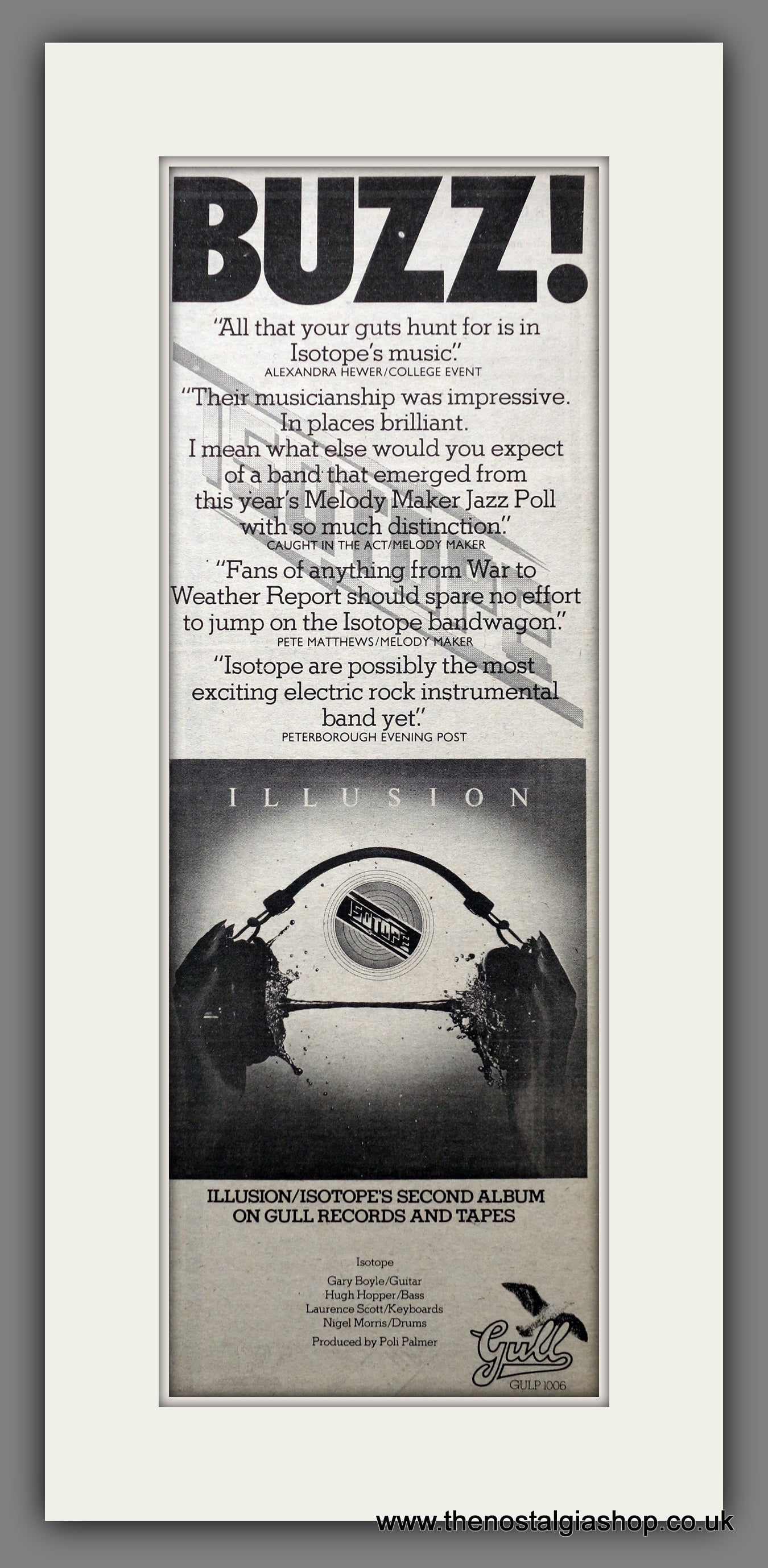 Isotopes Illusion. Original Advert 1974 (ref AD200630)