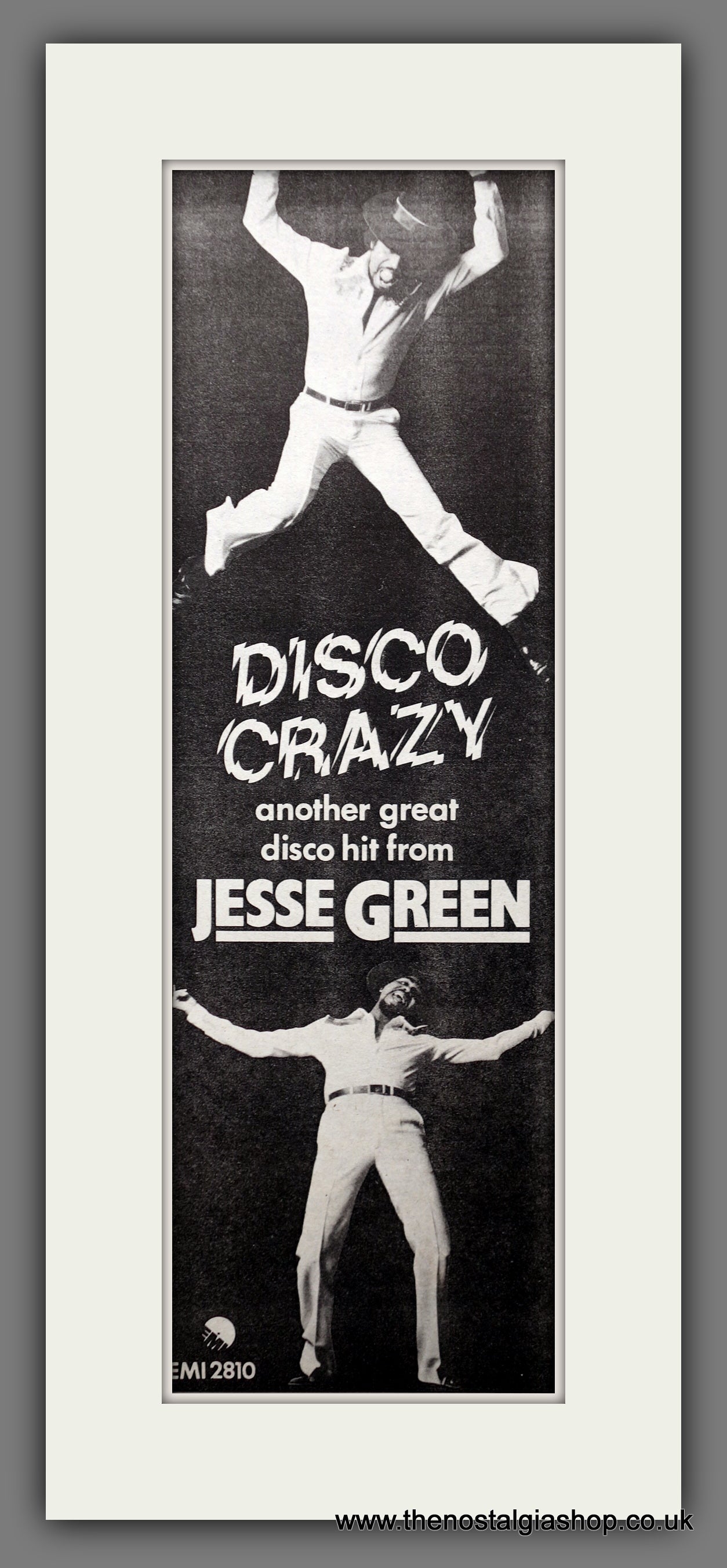 Jesse Green Disco Crazy. Original Advert 1978 (ref AD200644)