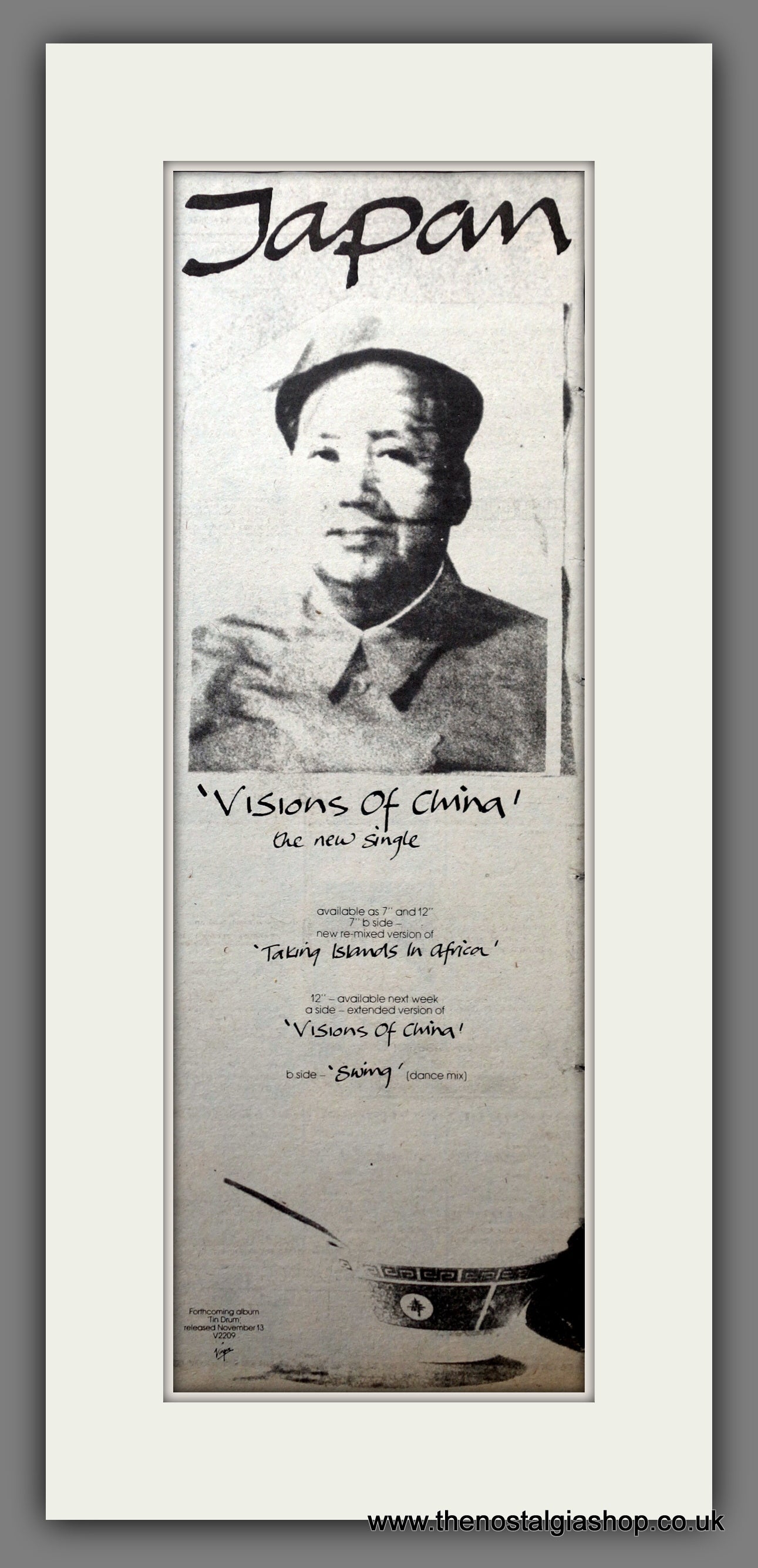Japan Visions Of China. Original Advert 1981 (ref AD200668)