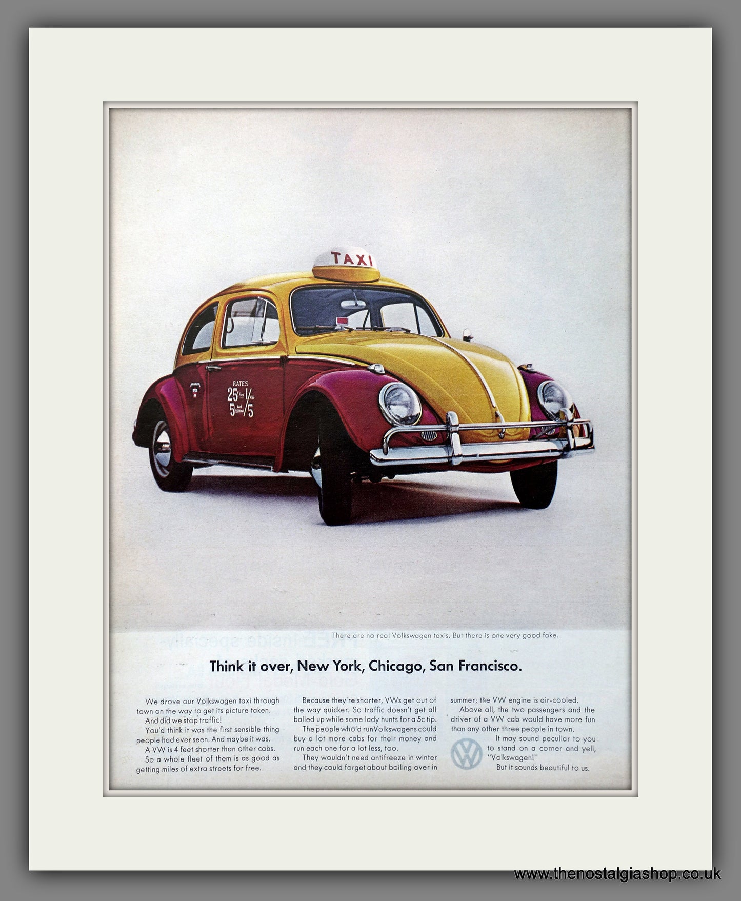 Volkswagen Beetle. 1964 Large Original Advert (ref AD301303)