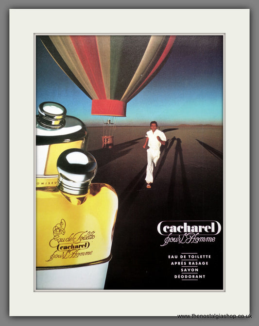 Cacharel Fragrances for Men. 1986 Original Advert (ref AD60957)