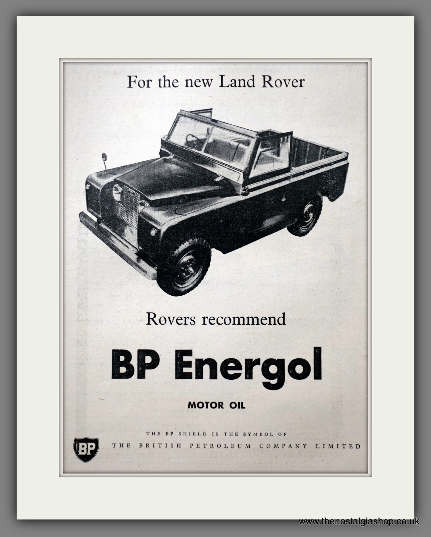 Land Rover. 1958 Original Advert (ref AD61020)