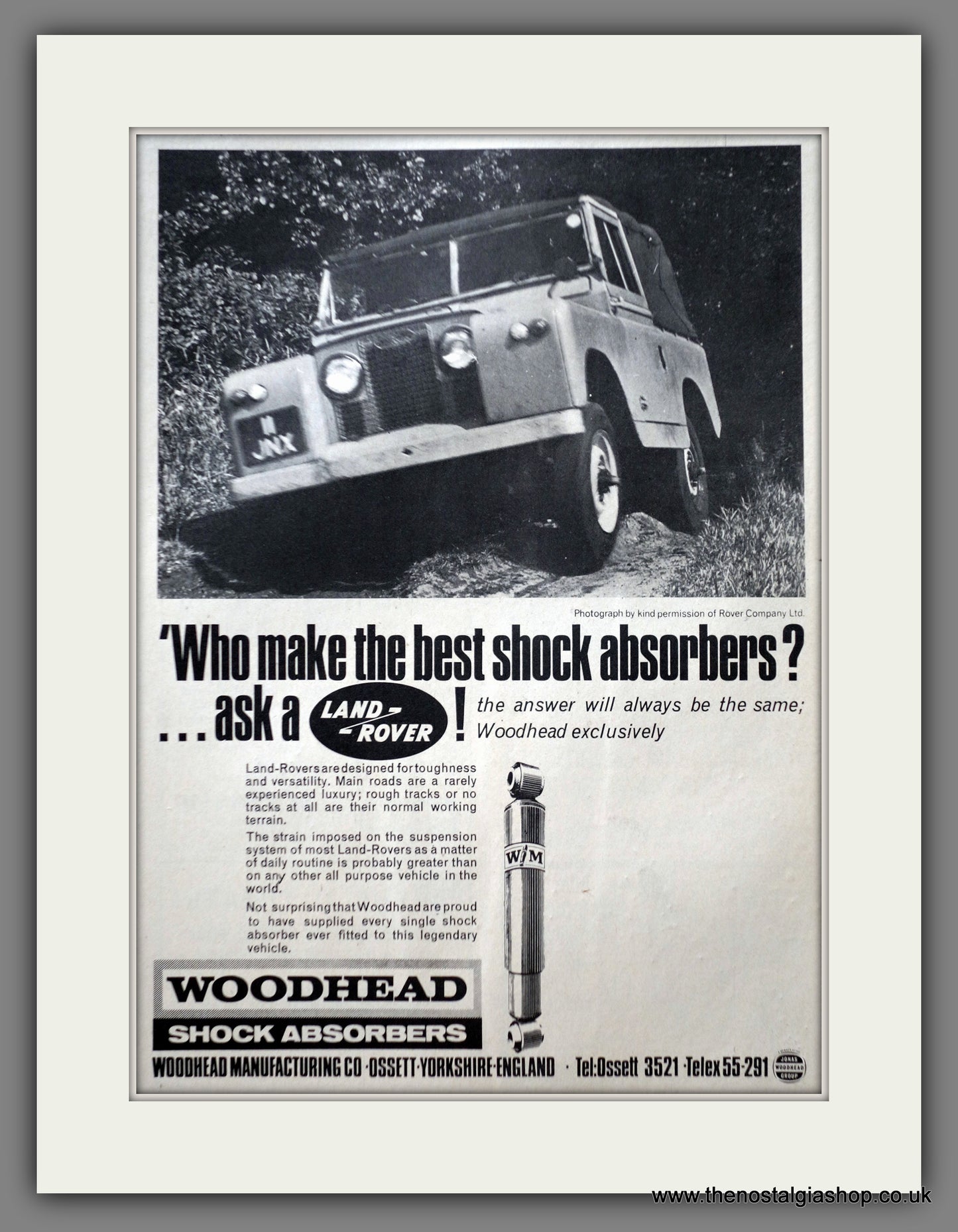 Land Rover. 1968 Original Advert (ref AD61022)