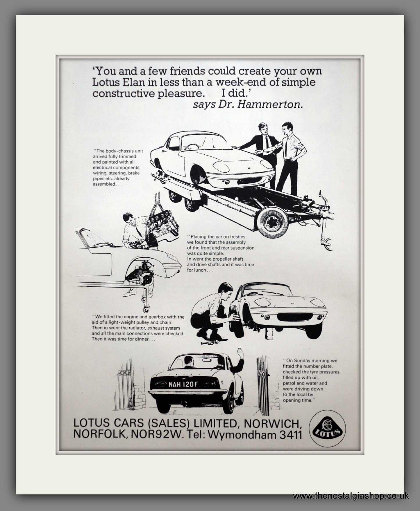 Lotus Elan 1967 Original Advert (ref AD61030)
