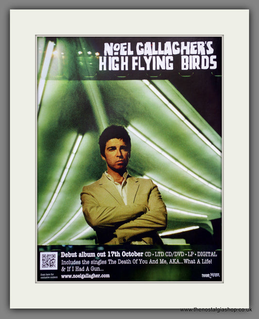 Noel Gallagher High Flying Birds. Original Advert 2011 (ref AD61172)