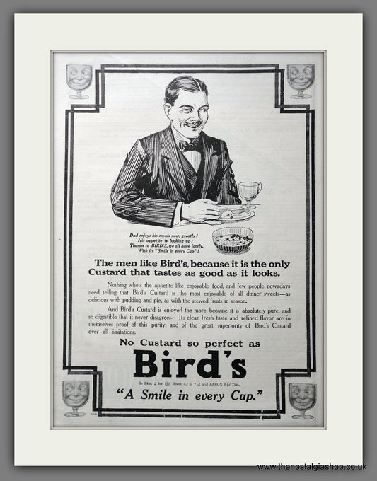 Bird's Custard. Original Advert 1913 (ref AD15585)