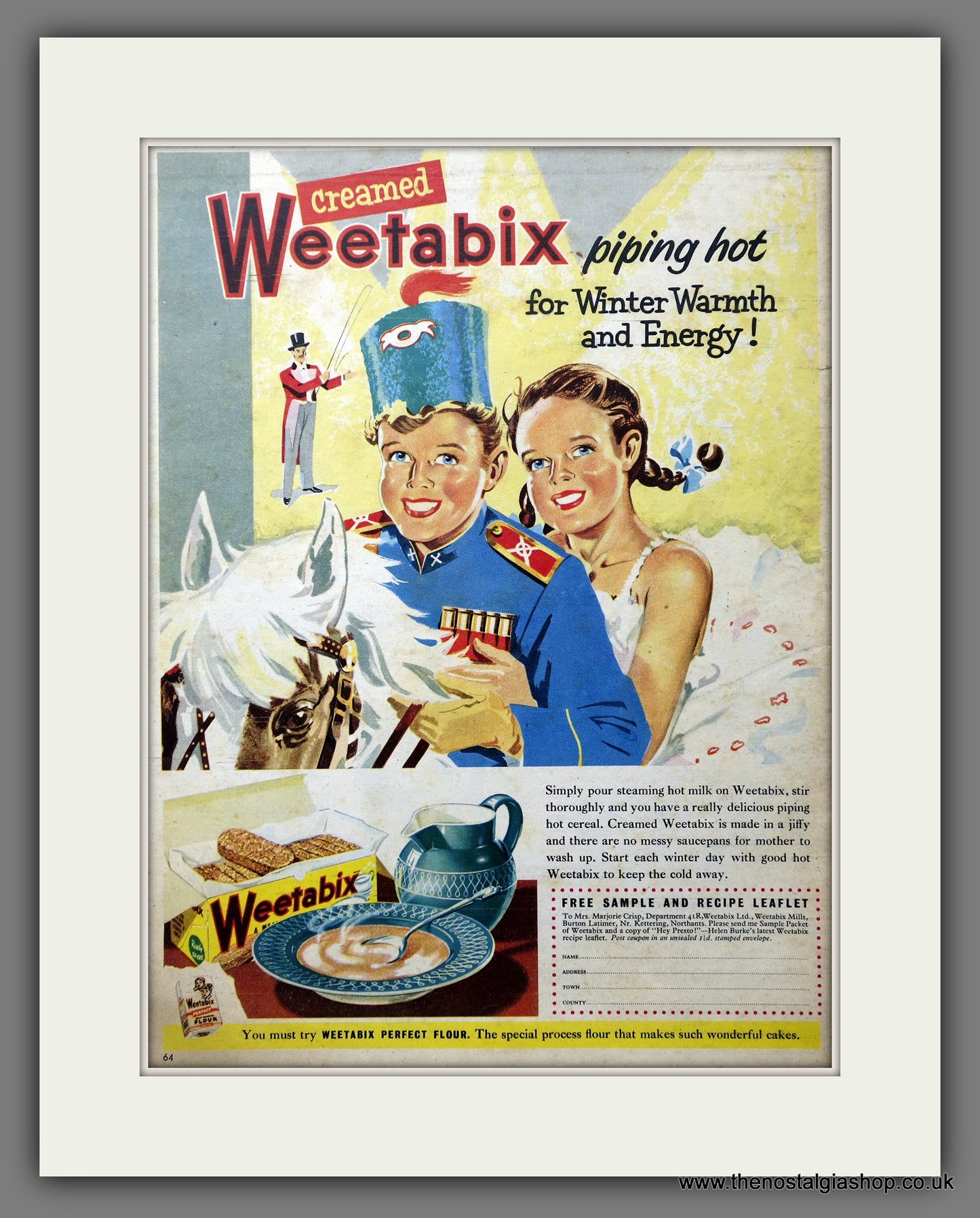 Weetabix. Original Advert 1955 (ref AD301370)