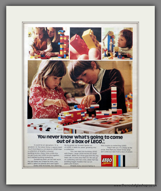 Lego. Original Advert 1972 (ref AD301392)