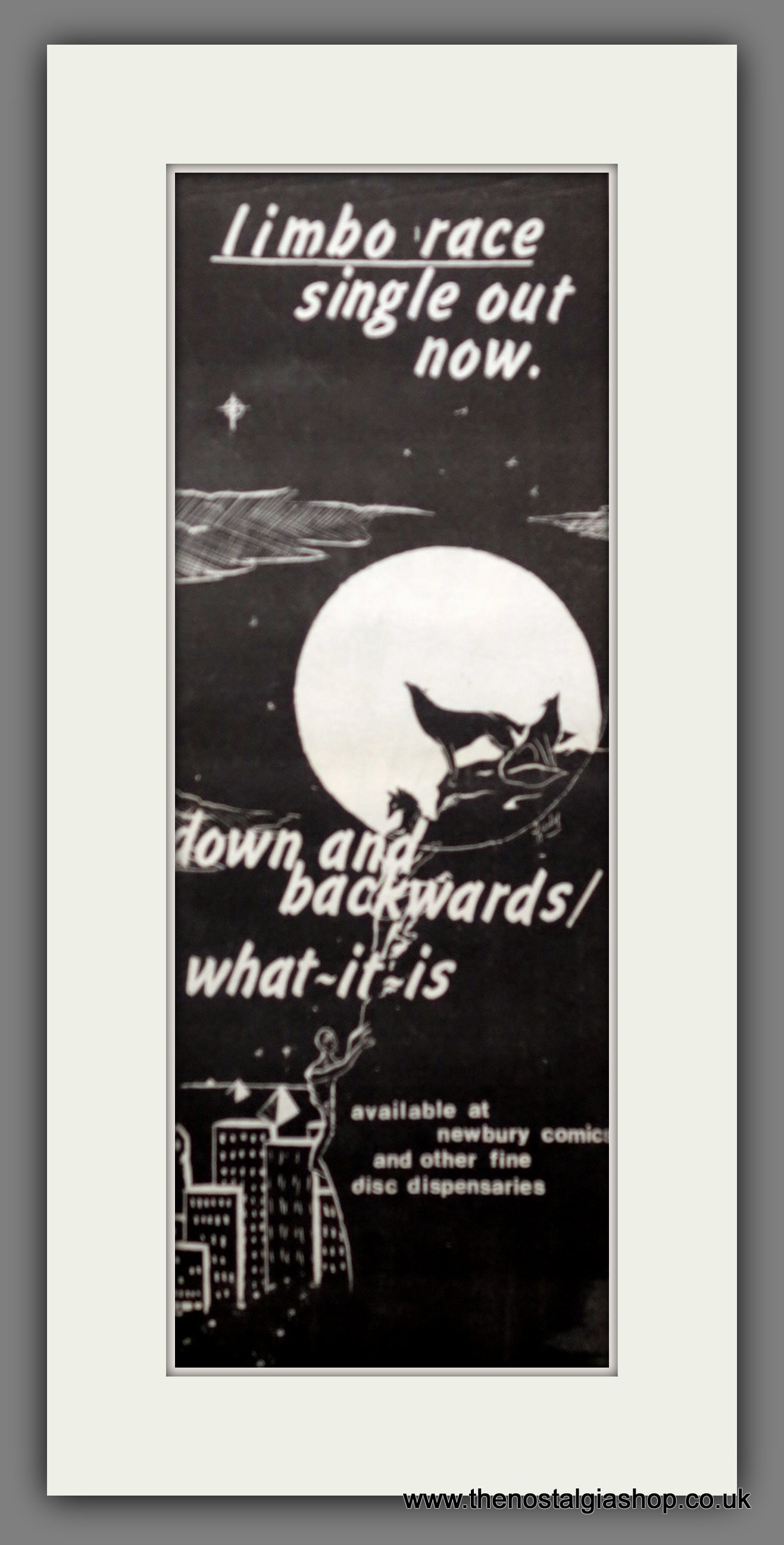 Limbo Race Down And Backwards. Original Advert 1982 (ref AD200767)