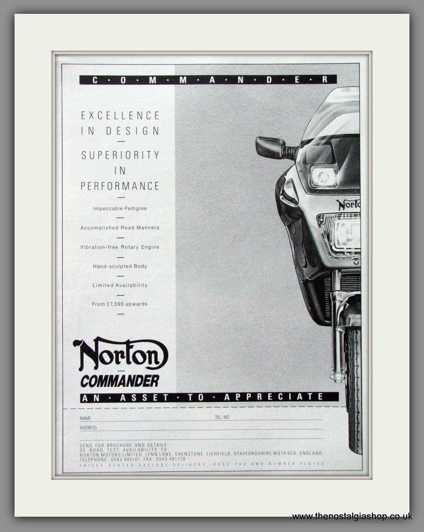 Norton Commander. Original Advert 1989 (ref AD52012)