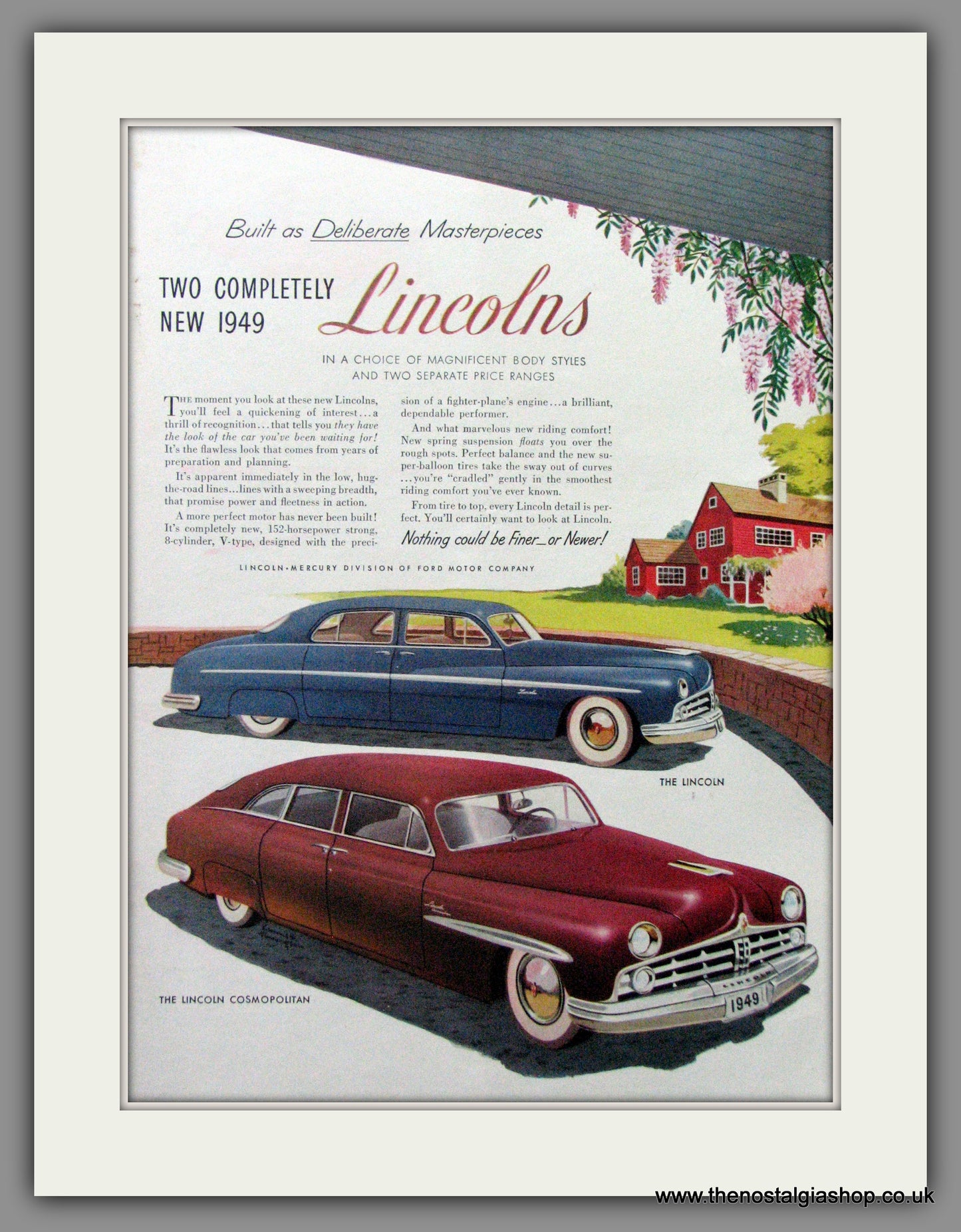 Lincoln Cosmopolitan. 1948 Original American Advert (ref AD52254)