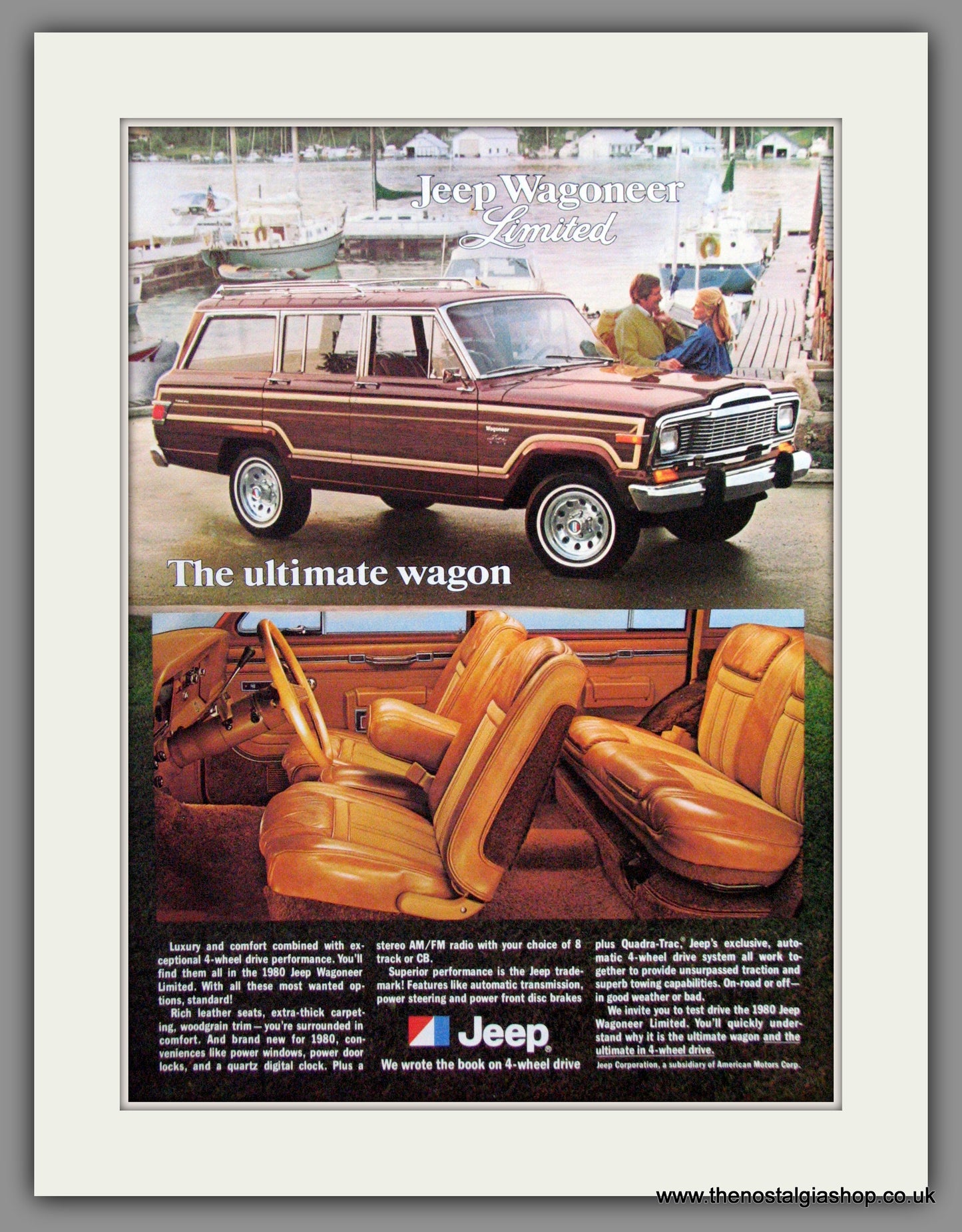 Jeep Wagoneer Limited. 1979 Original American Advert (ref AD52294)