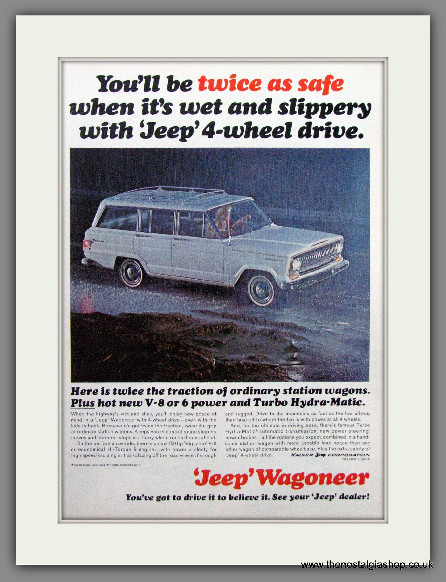 Jeep Wagoneer. 1965 Original American Advert (ref AD52301)
